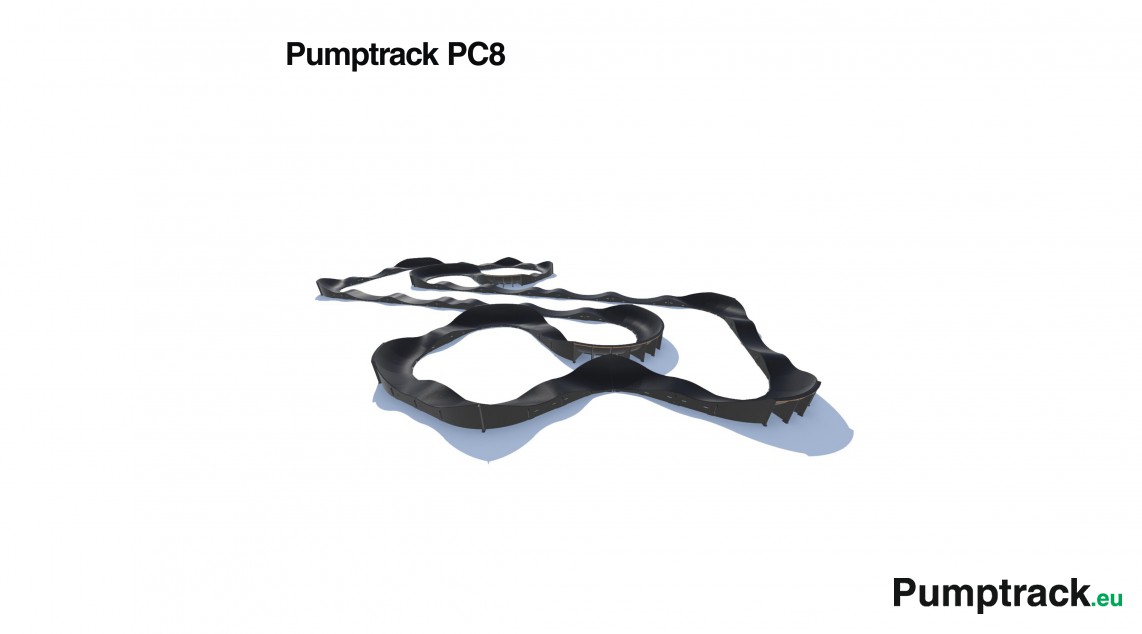Pumptrack bmx trasa PC8